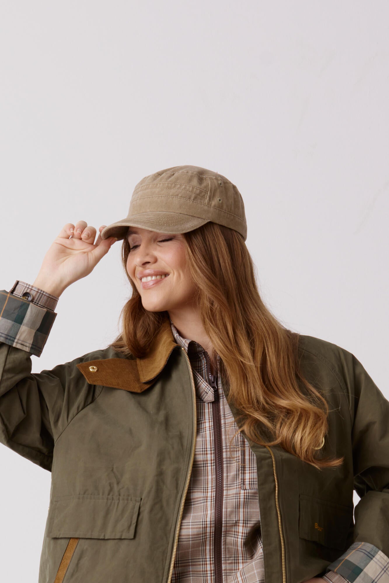 Glenna kasket - Khaki