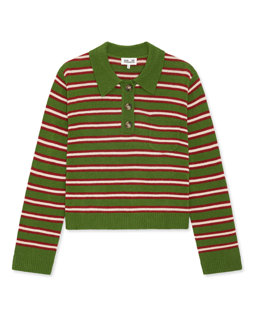 Cori striktrøje - Herb Garden Stripe