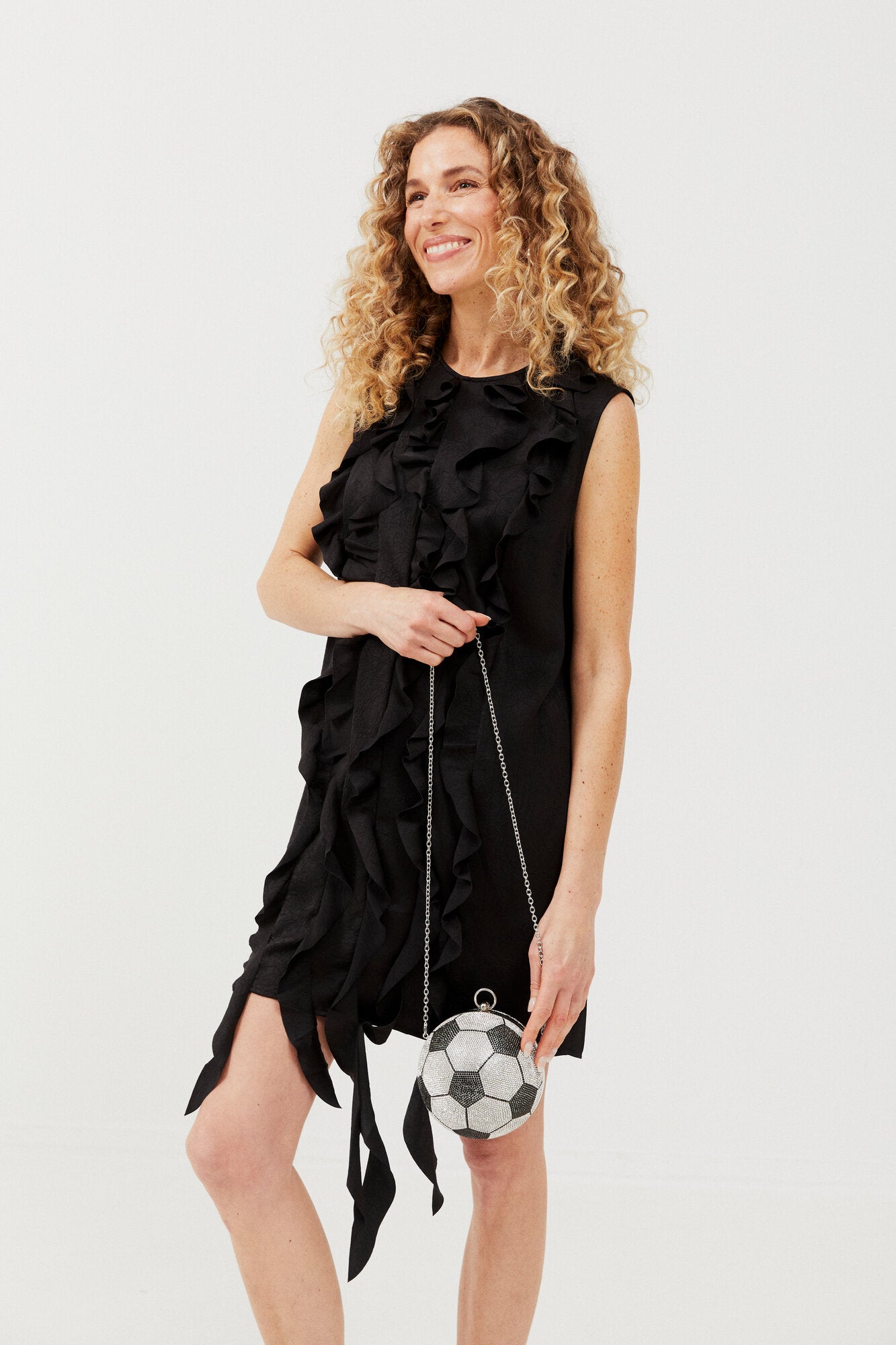 Asda kort kjole - sort