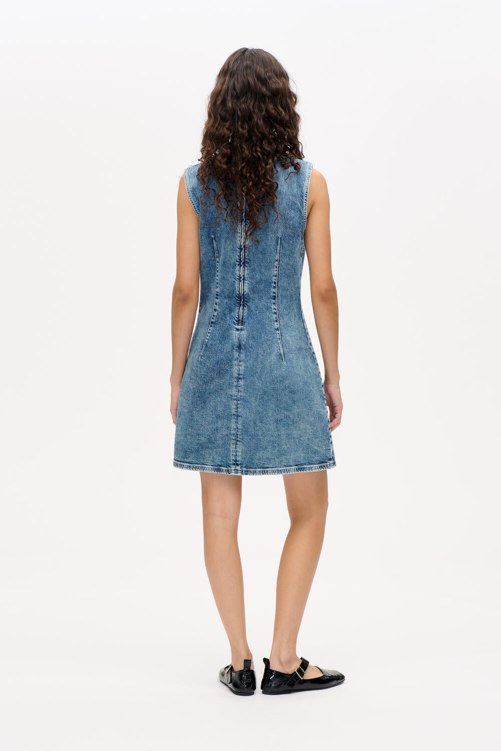 Ajki denimkjole - Light Denim Wash