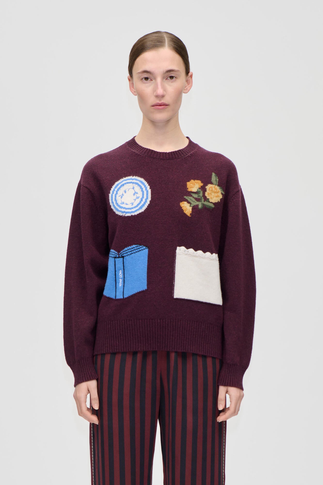 Bordeaux striktrøje - Five Resolutions