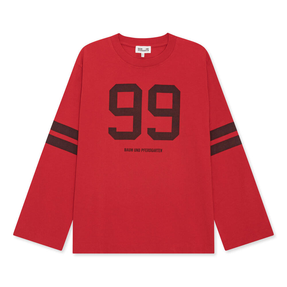 Jeevona langærmet t-shirt - Samba Red 99