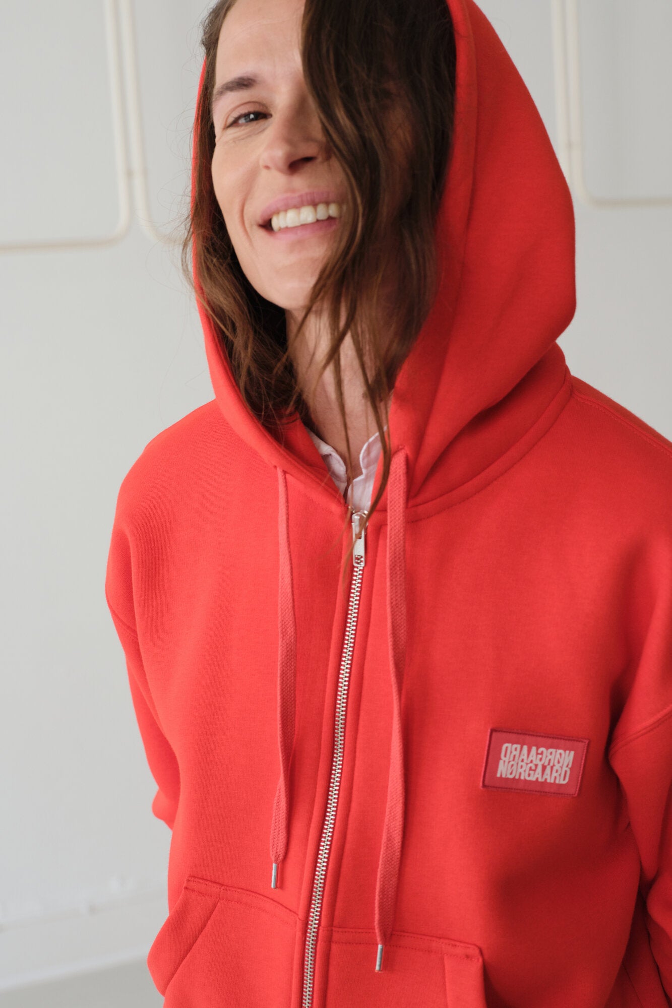 Standard Bobo hoodie - Fiery Red