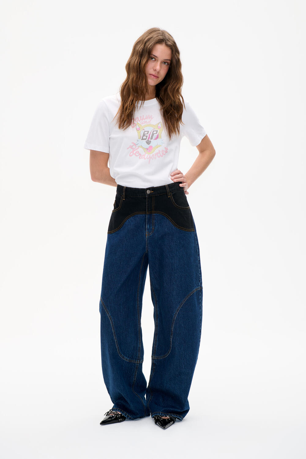 Napolen jeans - Blue Black Mix