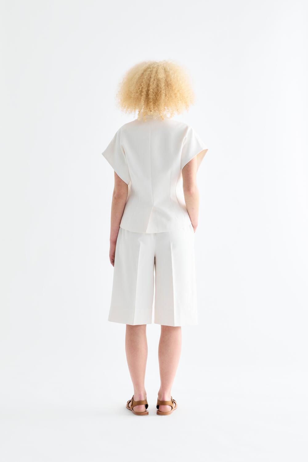 Minju bluse - 007 Egret