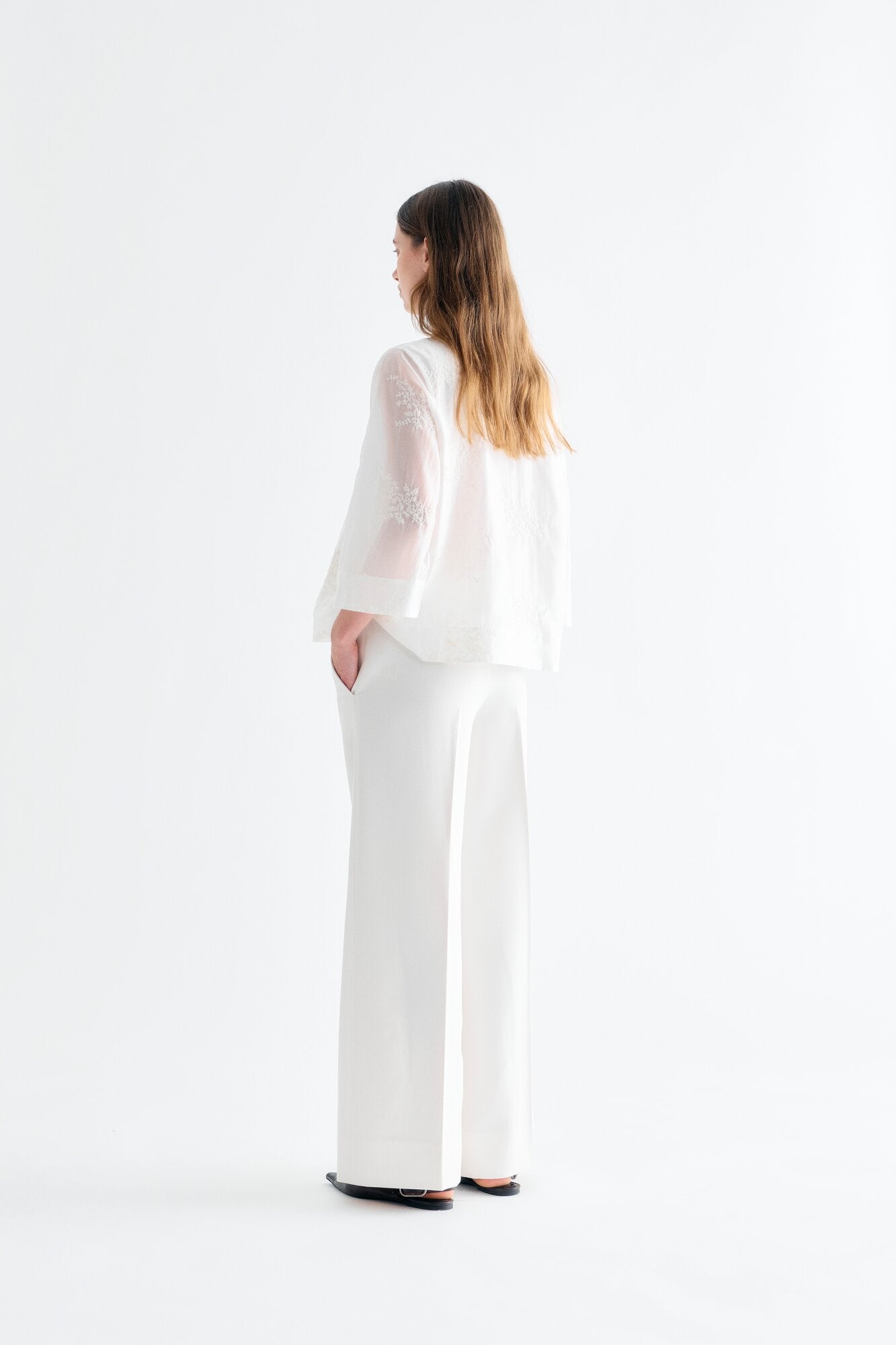 Malika skjorte - 007 Egret