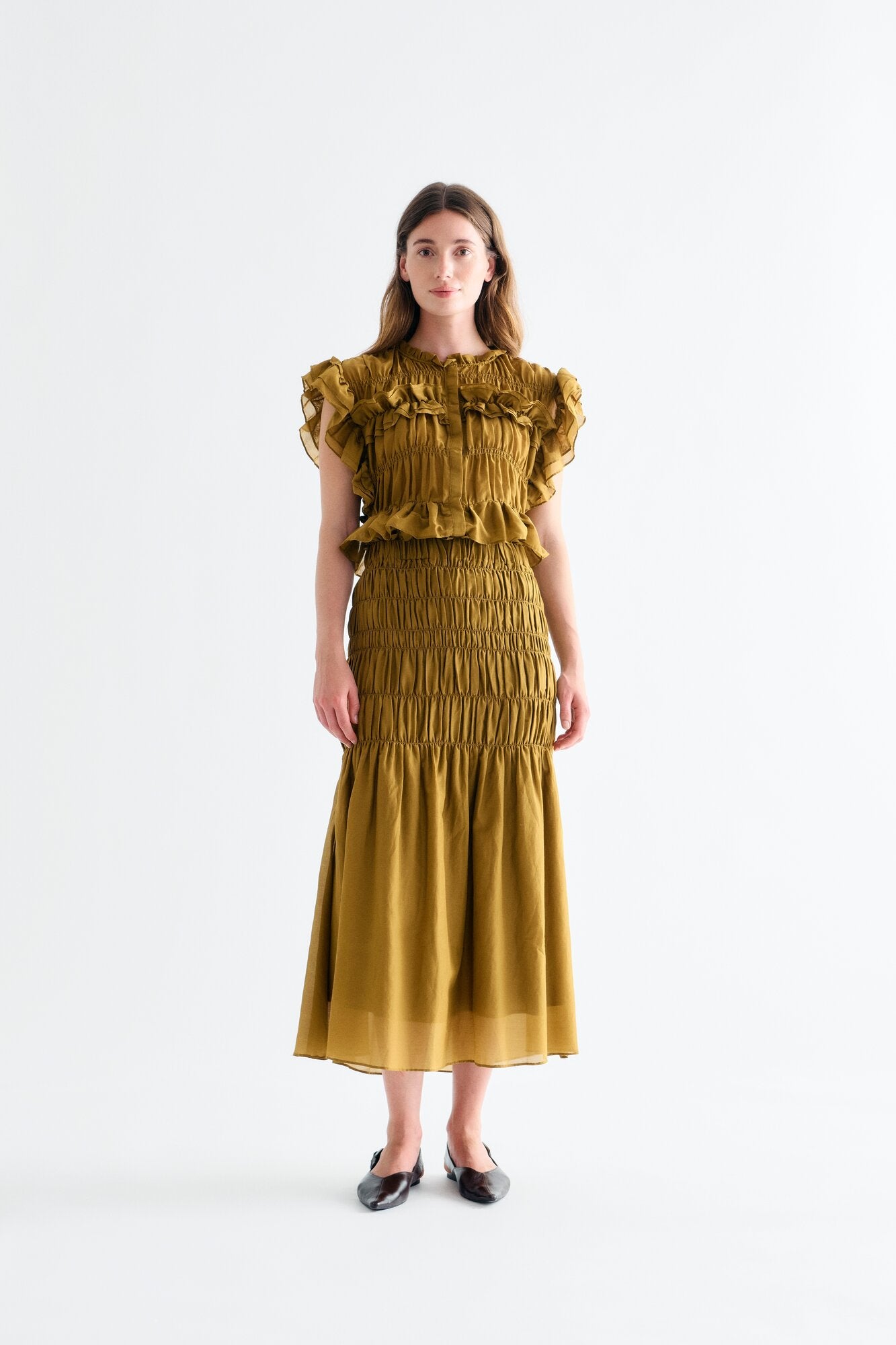 Margaret bluse - 627 Olive