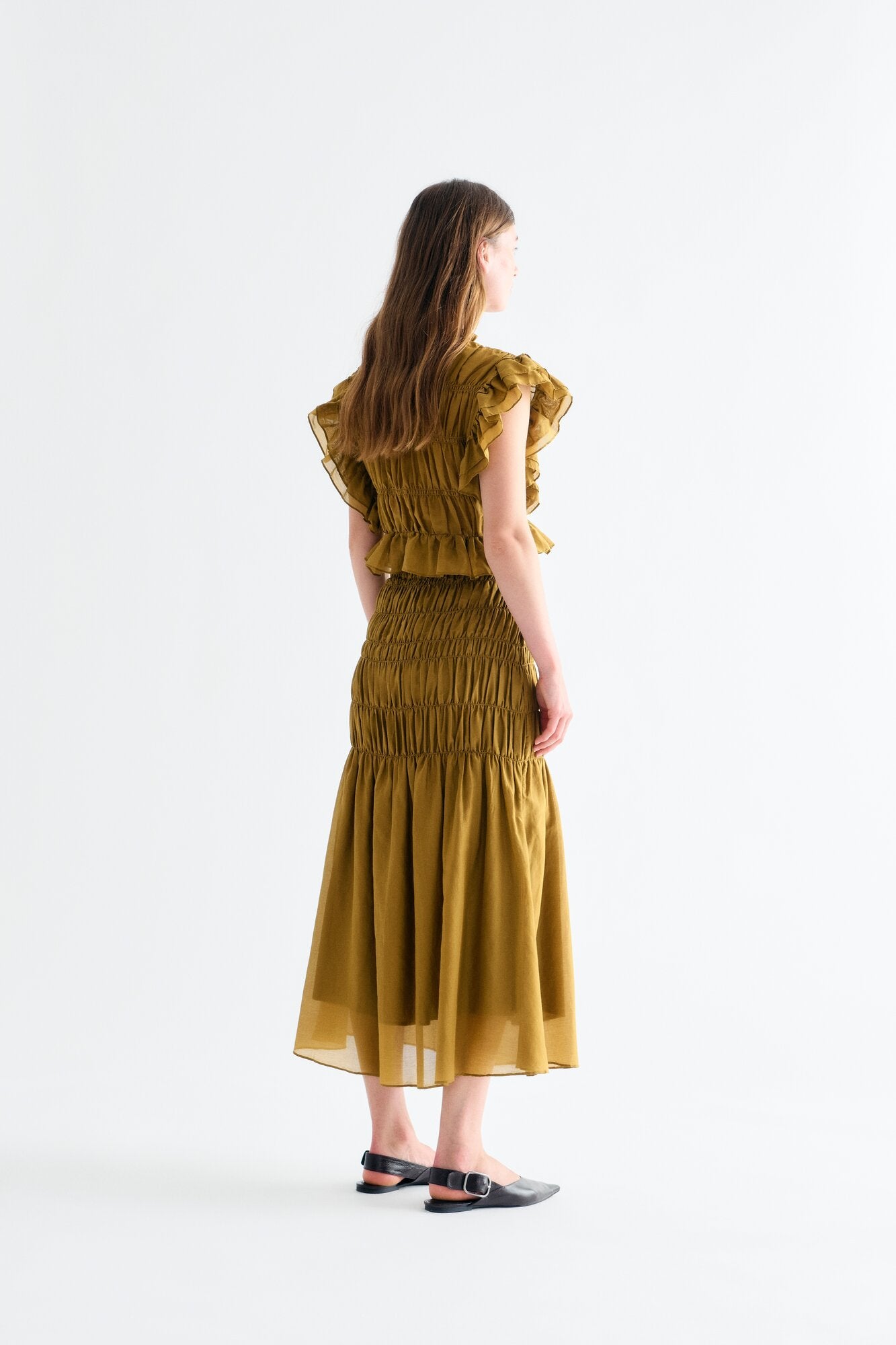 Margaret bluse - 627 Olive