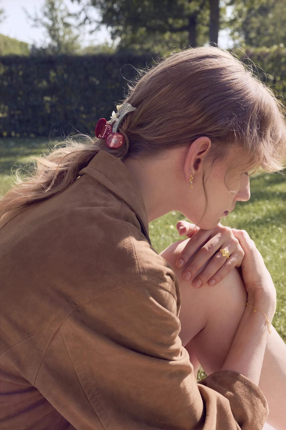Cerise hårklemme - Cherry