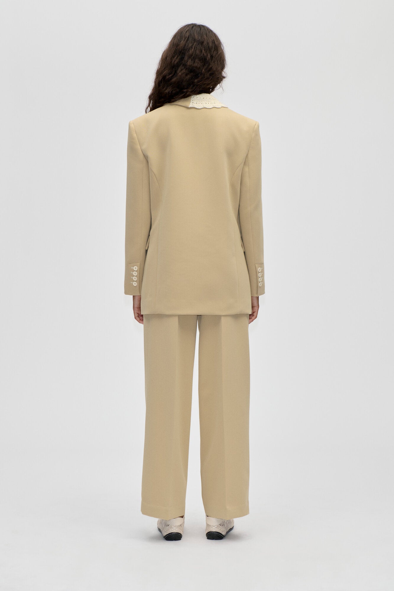 2483 Detailed Tailored blazer - Ecru