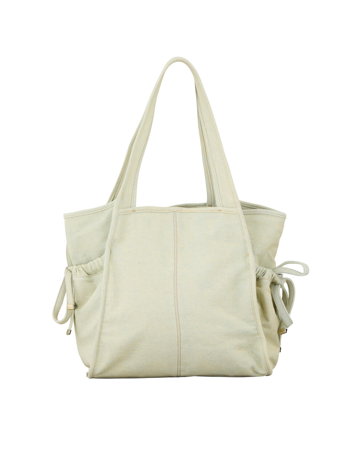 Washed Denima Laurel skuldertaske - Bleached Denim