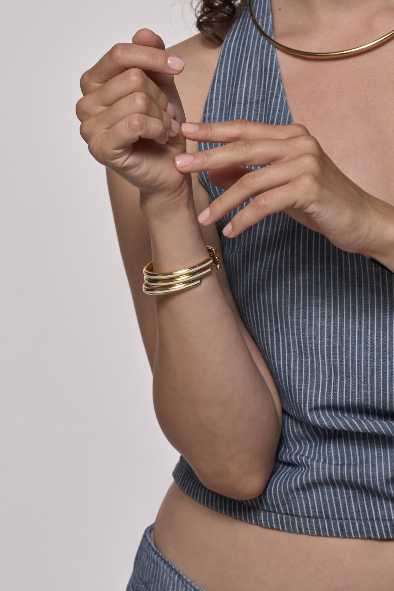 Ligne armring - White Sand