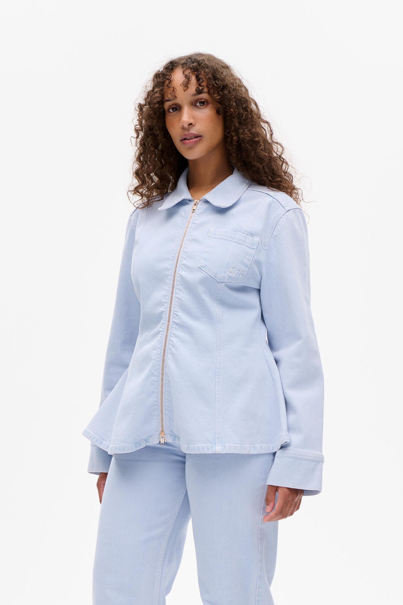 Bilan denimjakke - Light Denim Rinse