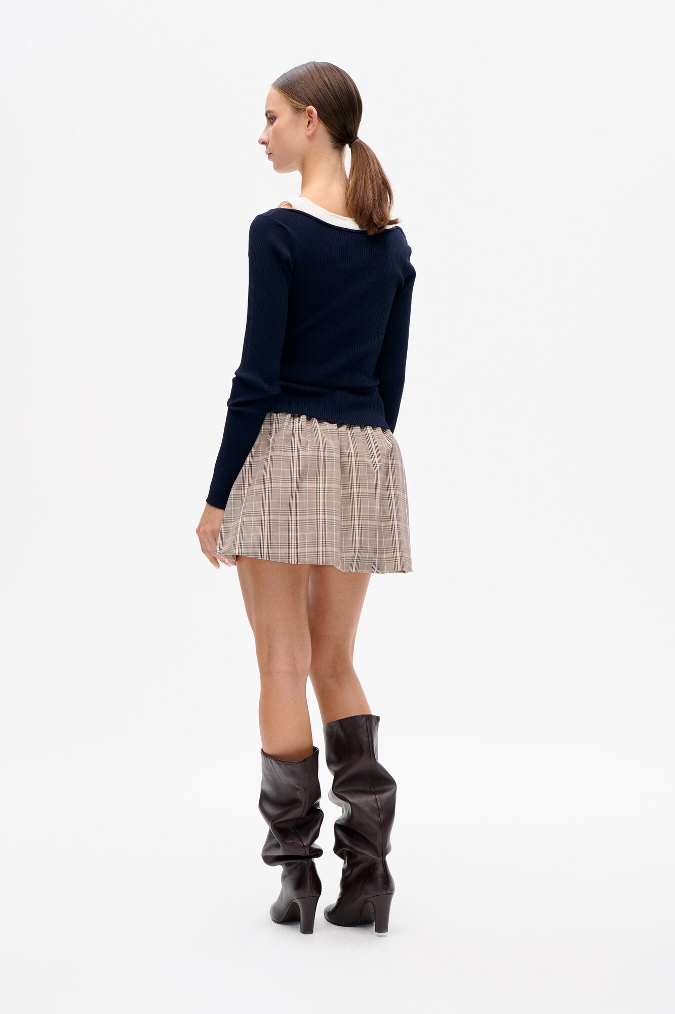 Clary langærmet t-shirt - Baritone Blue