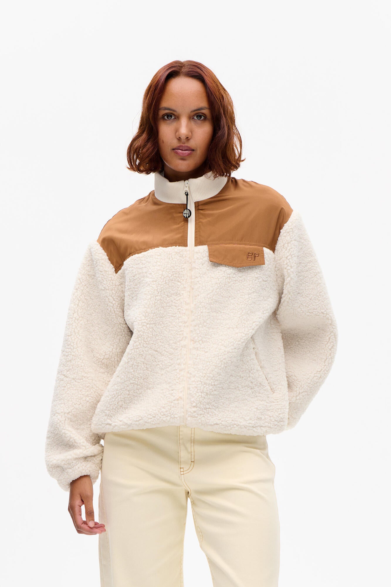 Jeya jakke - Camel Creme Mix