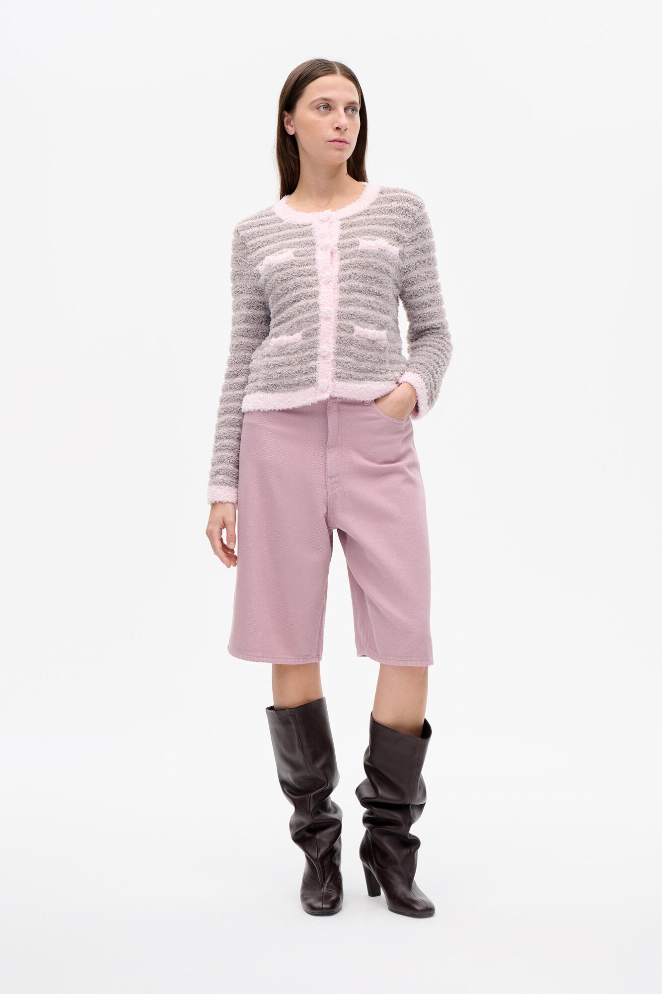 Niamh denimshorts - Dawn Pink