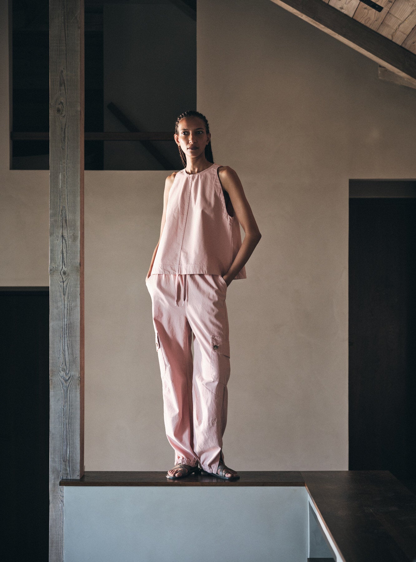 Kaley top - Soft Rose
