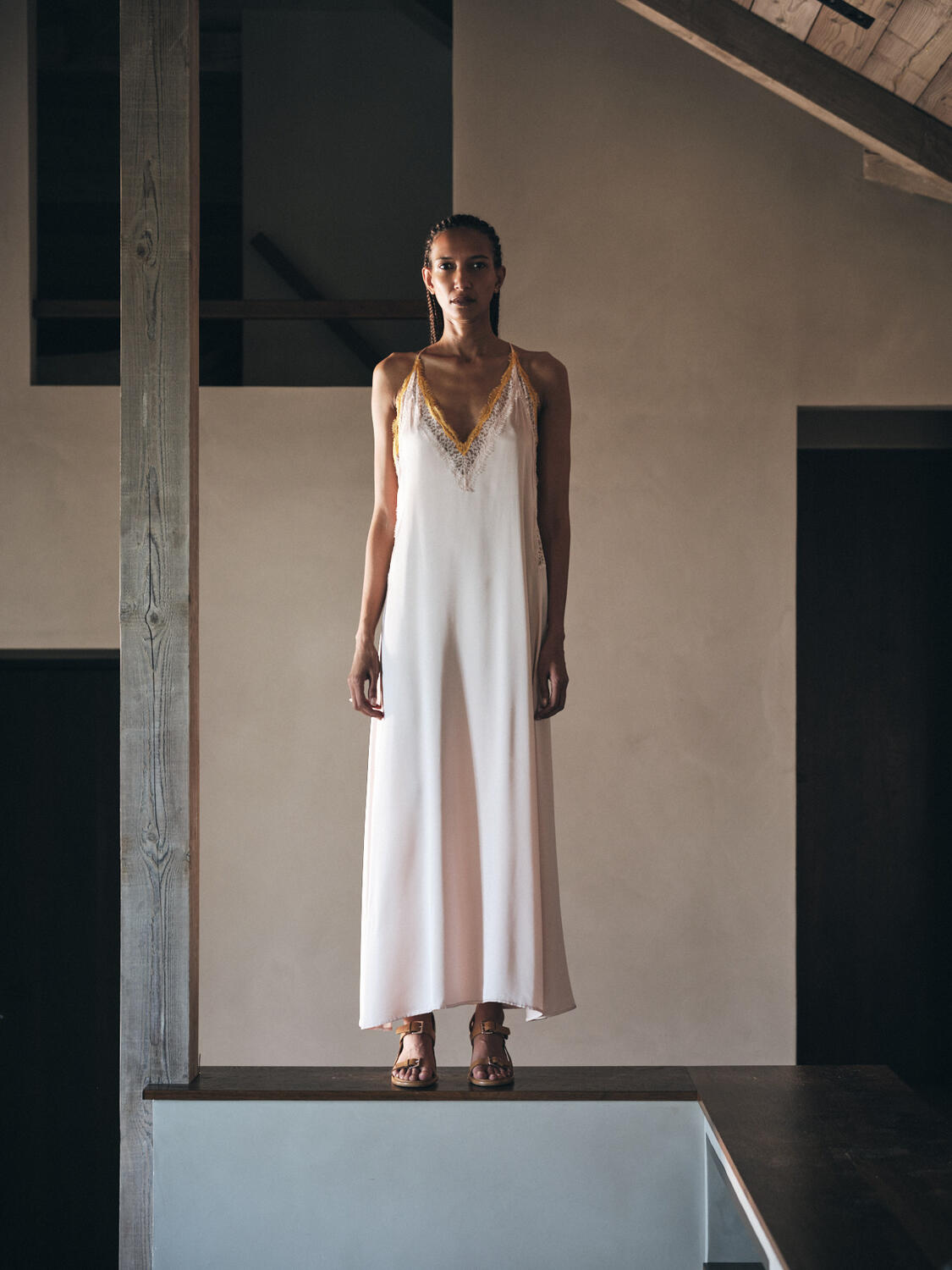 Chefirra kjole - Light Rose