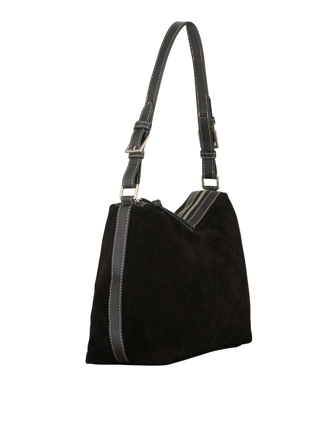 Suede Ginni Medi taske - sort