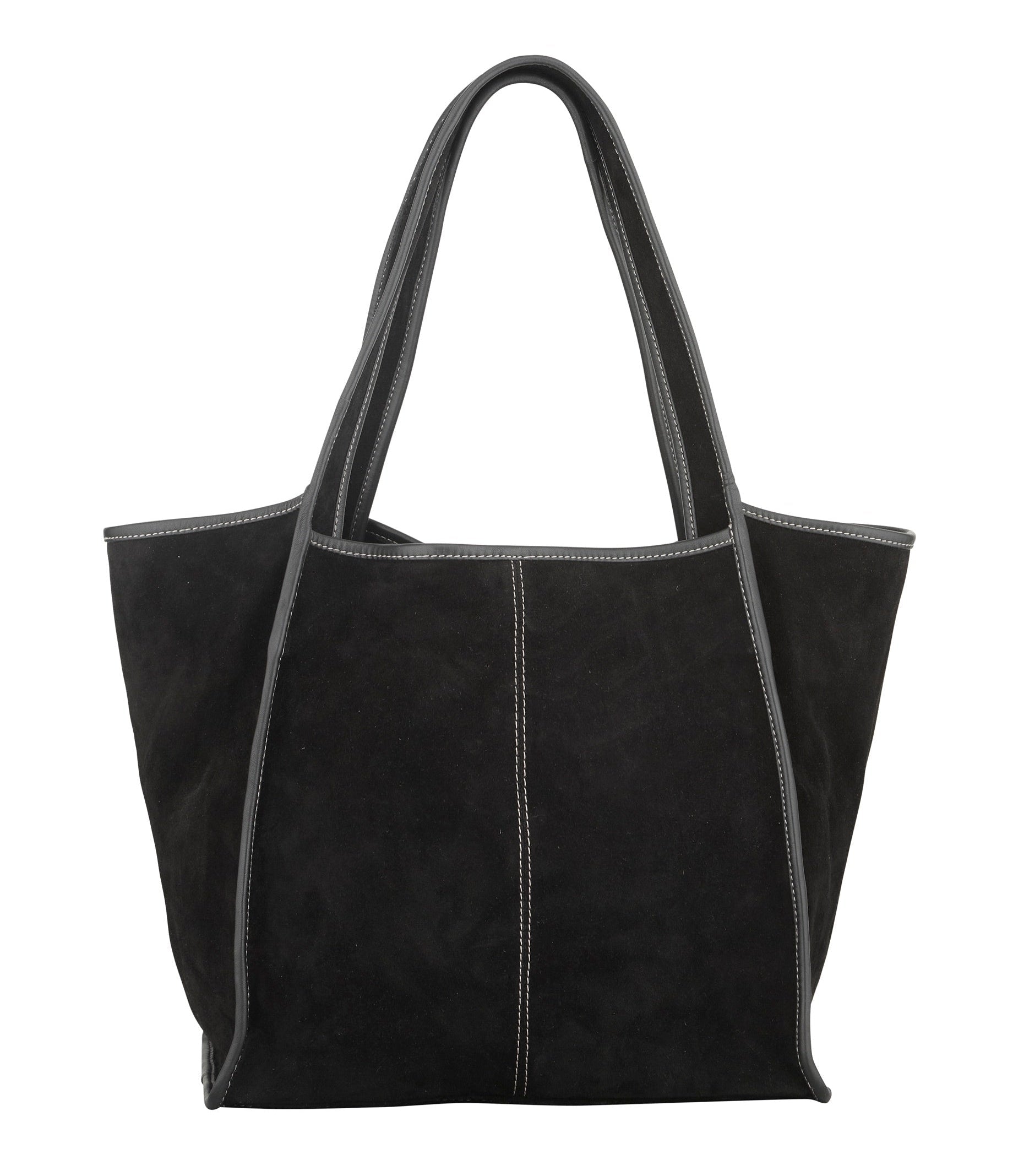Suede Laurel shopper - sort