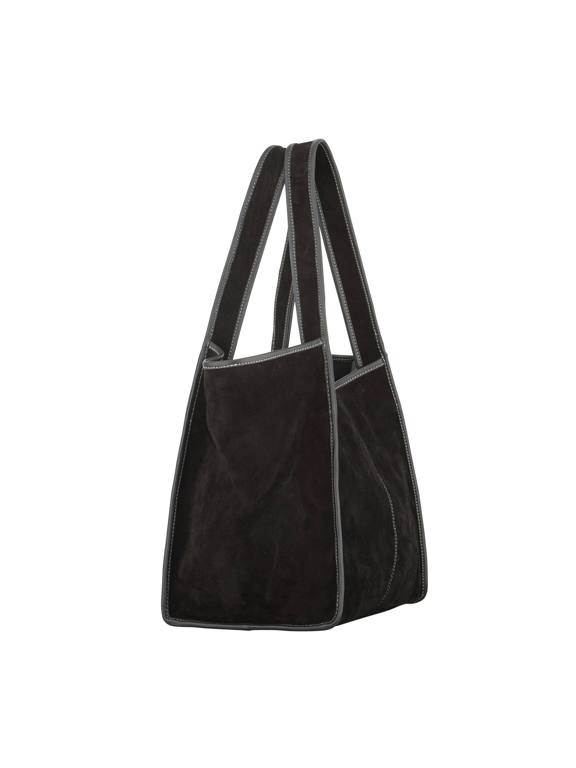 Suede Laurel shopper - sort