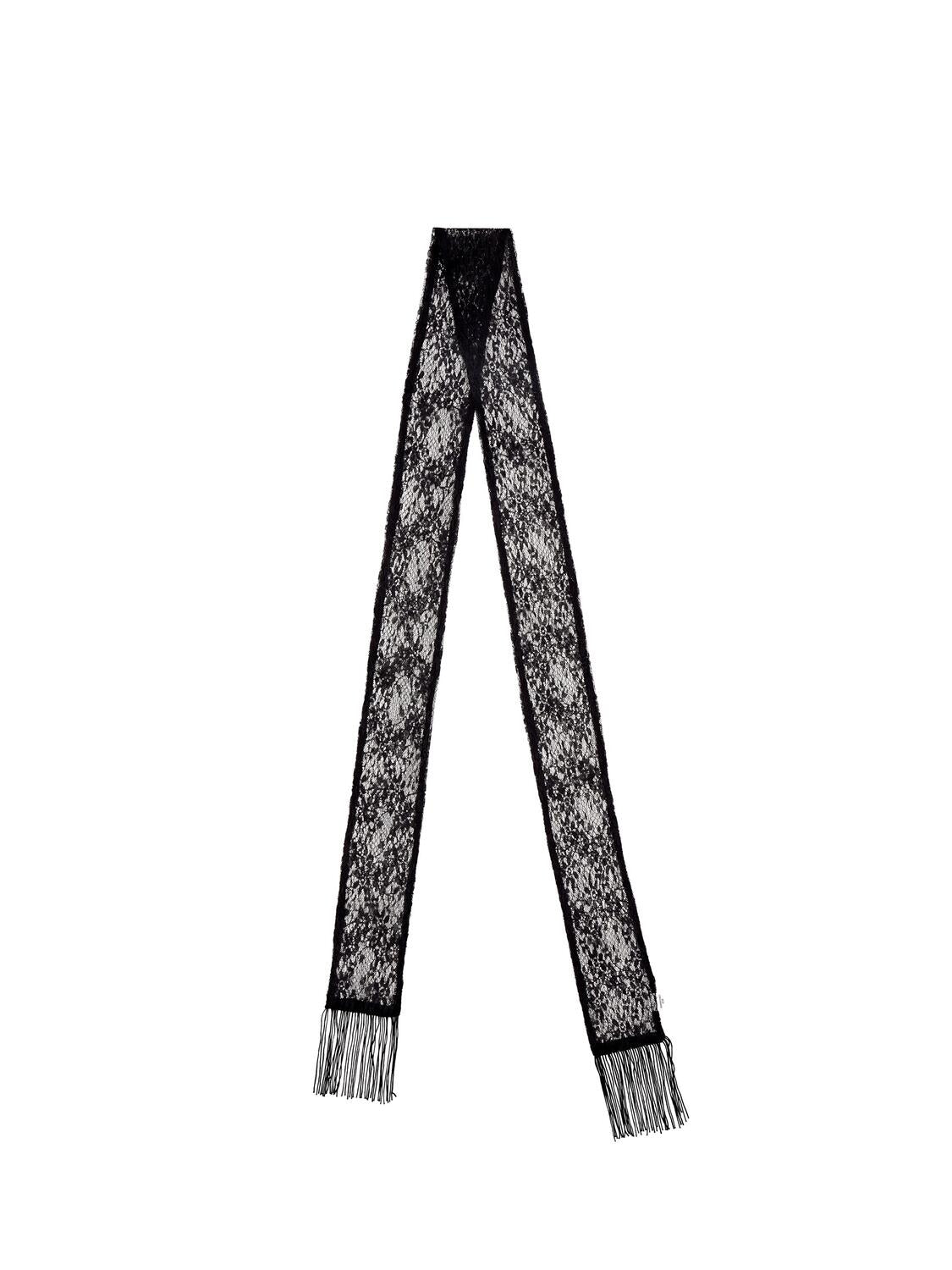 Lacia Lace tørklæde - sort