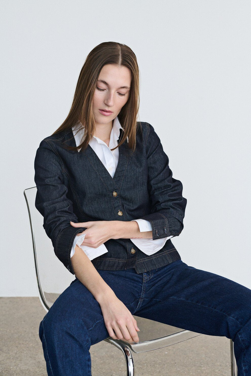 Cosy Maya denimskjorte – Rinse