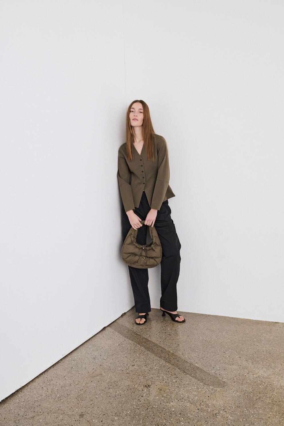 Stretchy Nylon Sara blazer – Tarmac