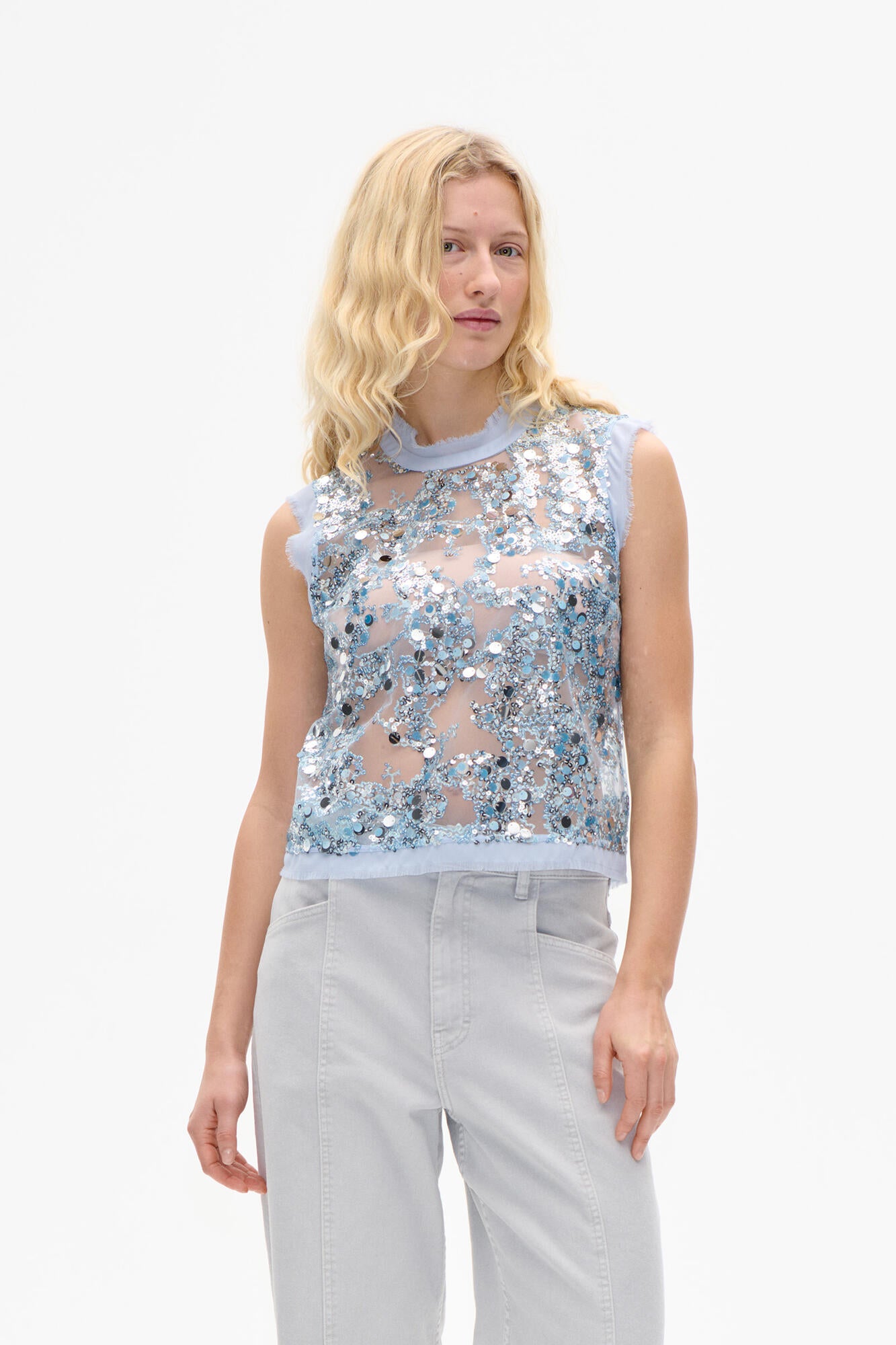 Manira top - Kentucky Blue