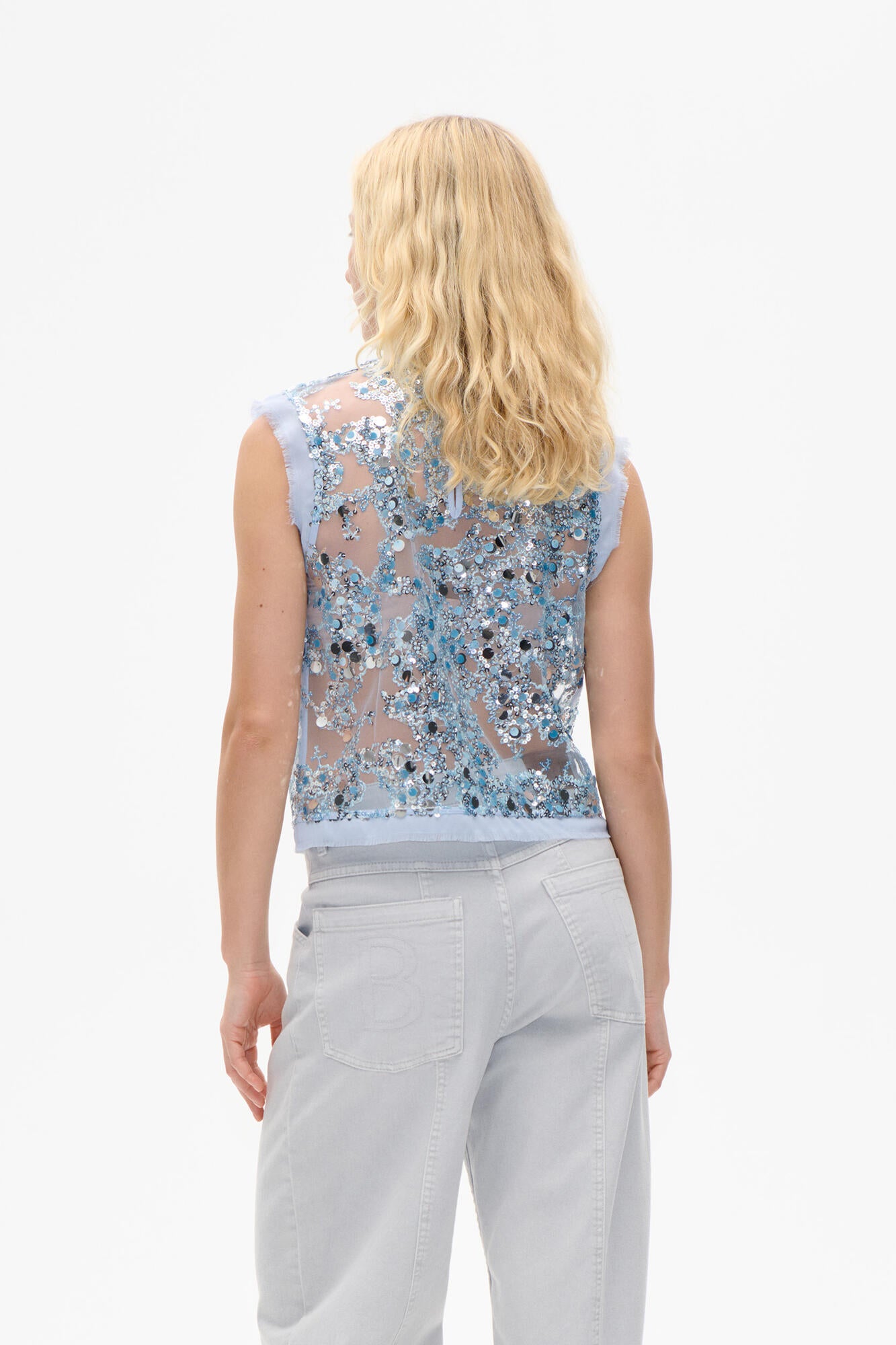 Manira top - Kentucky Blue