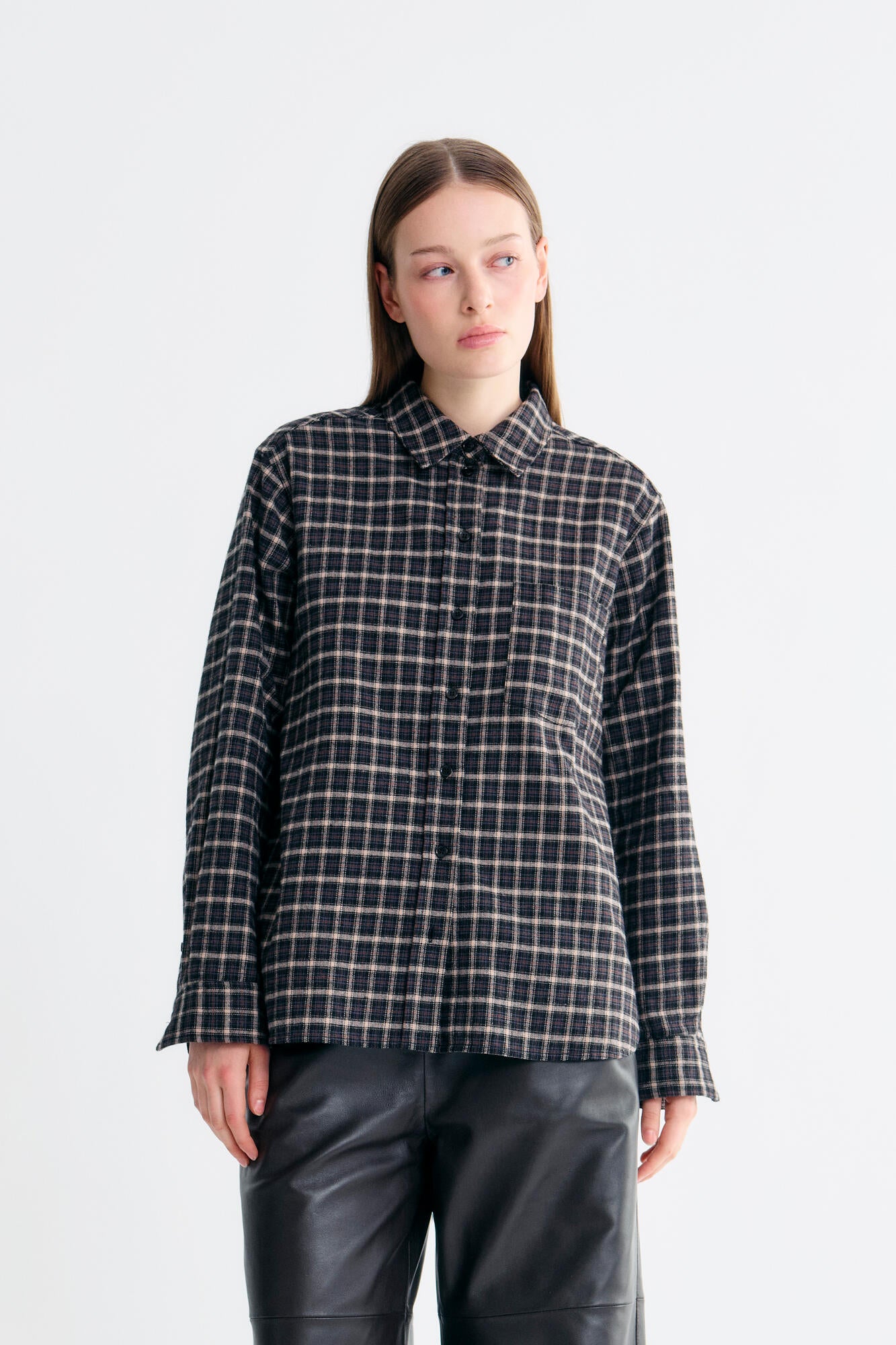 Elotta skjorte - 966 Fall Multi Check