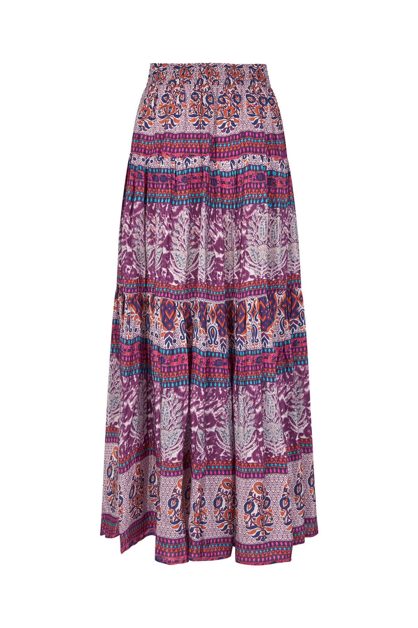 Sunset nederdel - Flower print