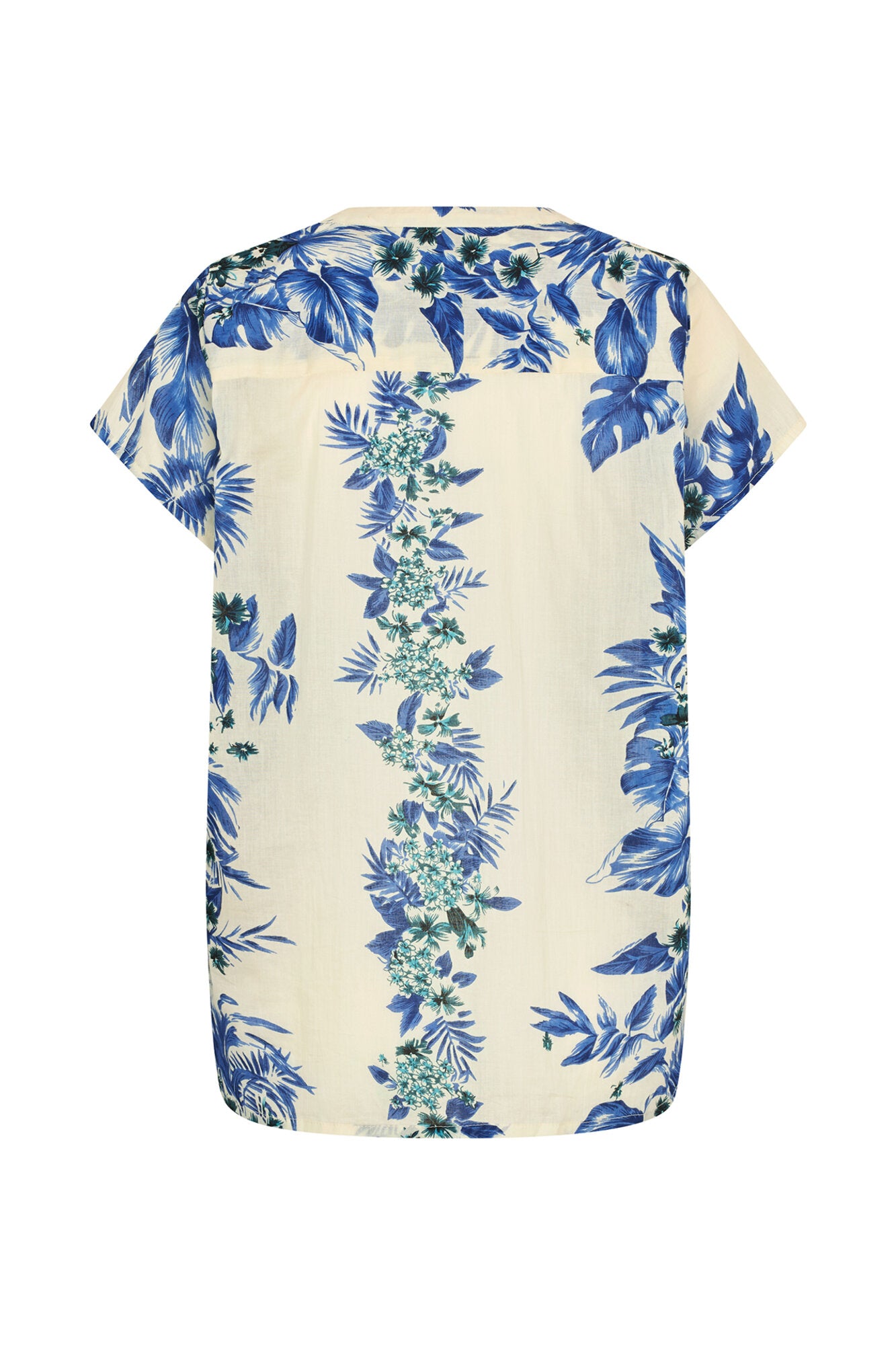 Heather kortærmet bluse - blå