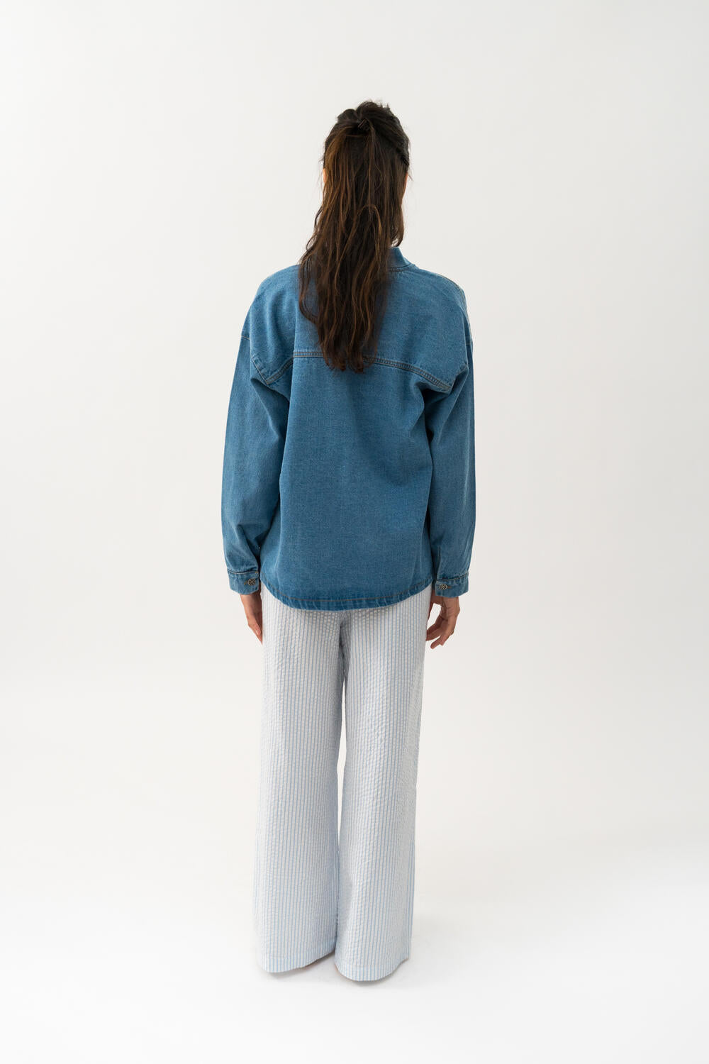 Mila denimjakke - Washed Denim
