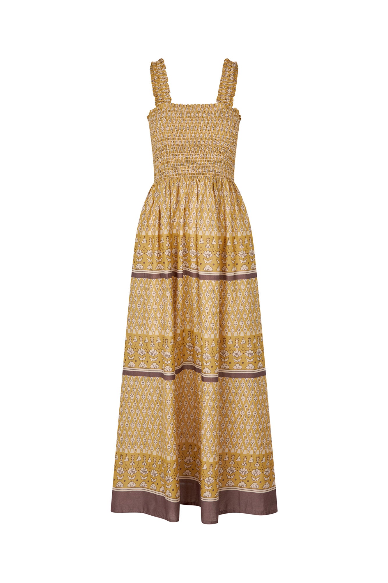 Nuda Maxi kjole - Mustard