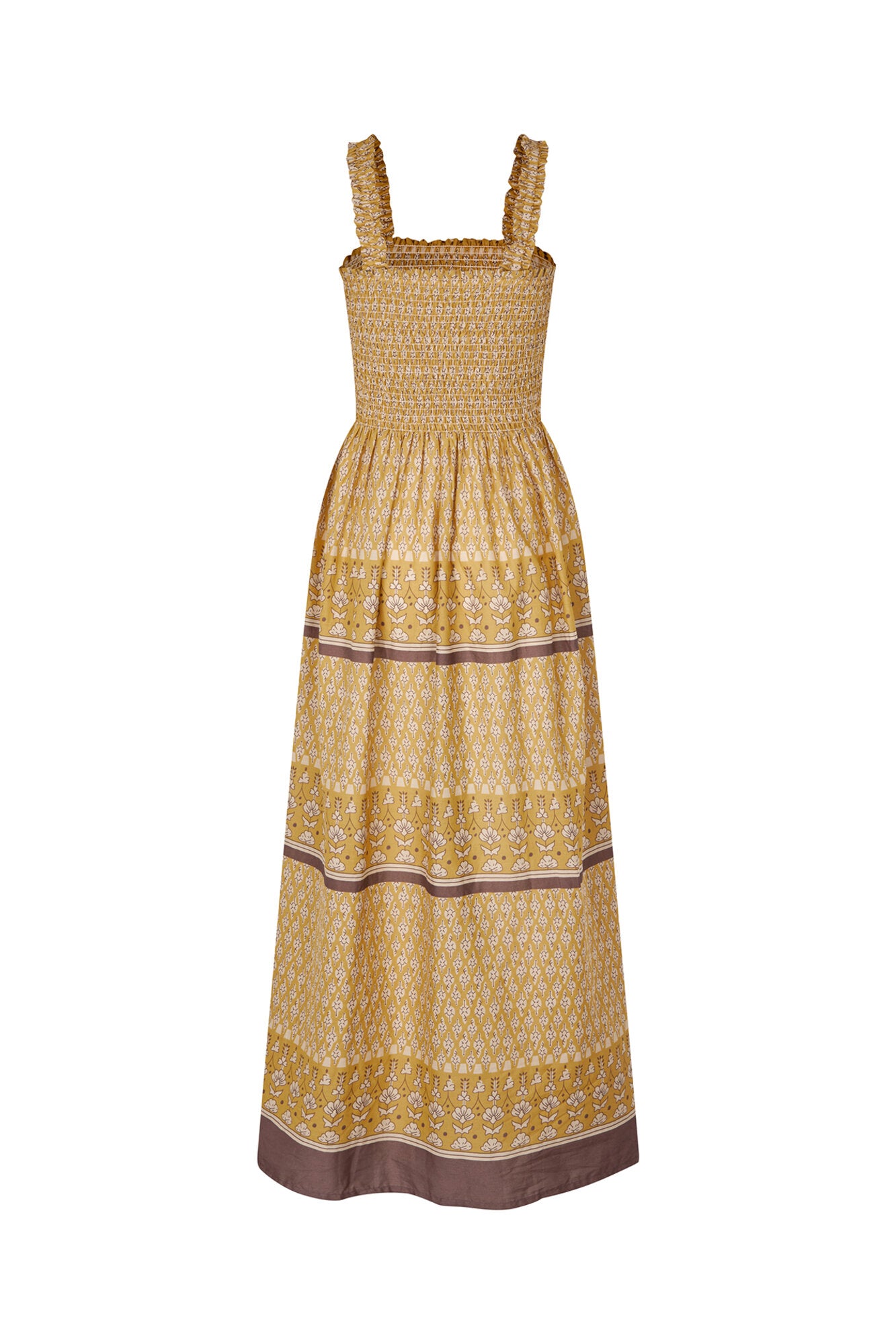 Nuda Maxi kjole - Mustard