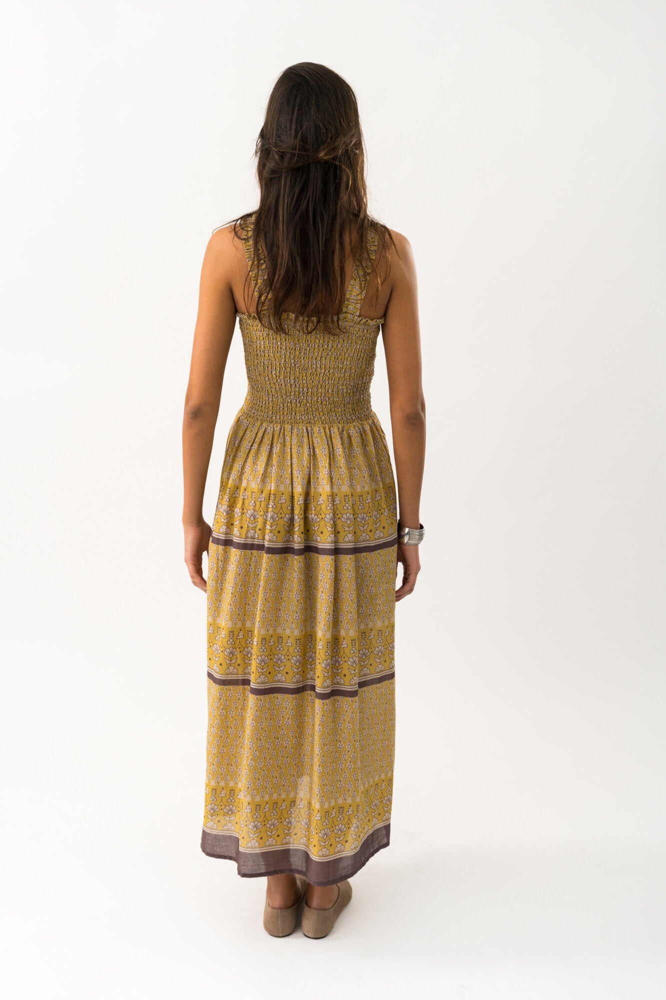 Nuda Maxi kjole - Mustard