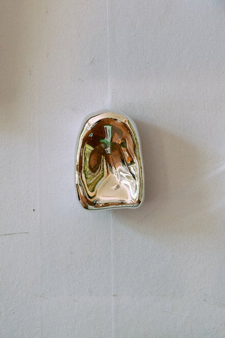 Glas vægskulptur no. 1 - Chrome