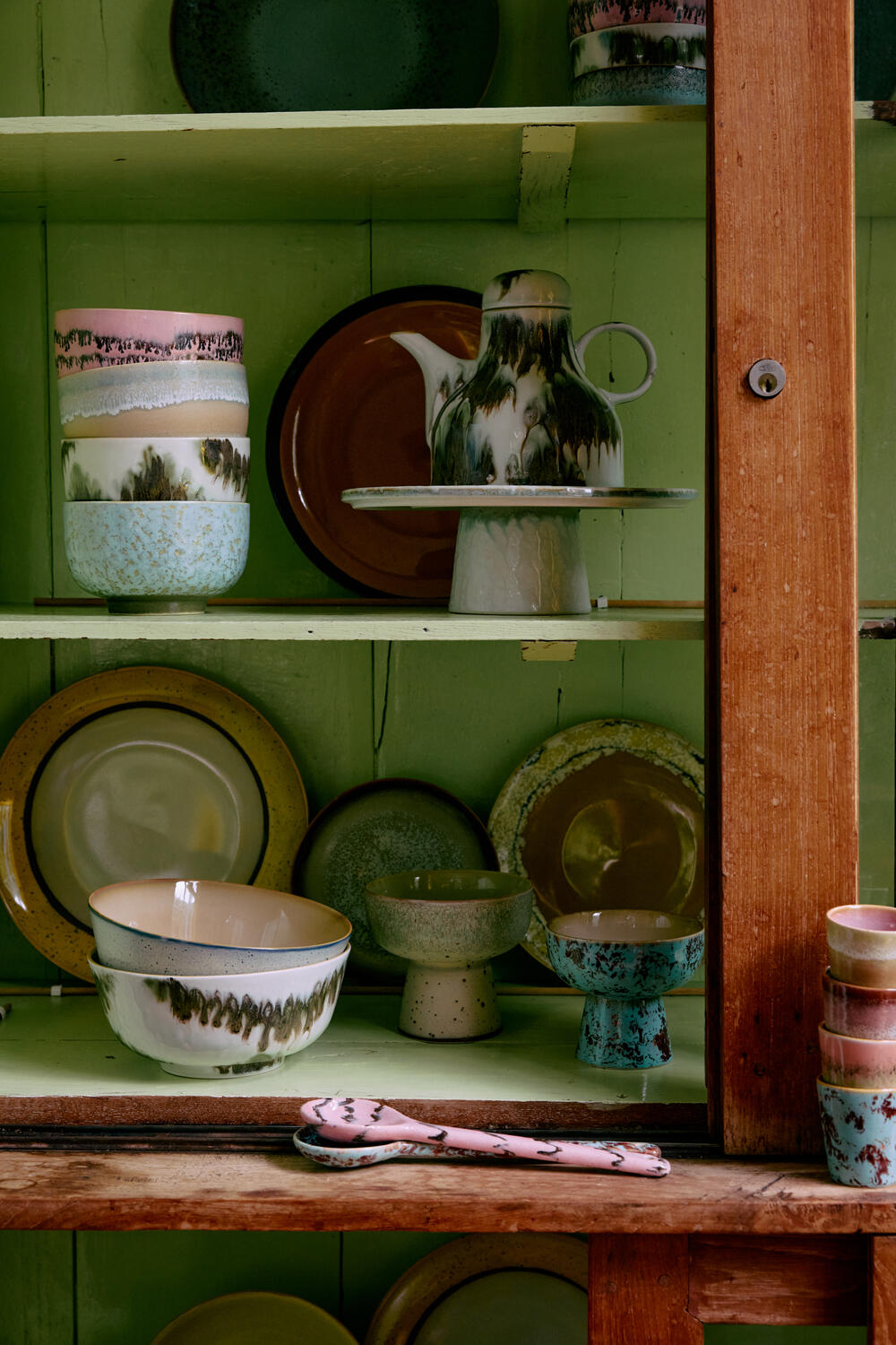 70s Ceramics nudelskåle, Dada - 4 stk