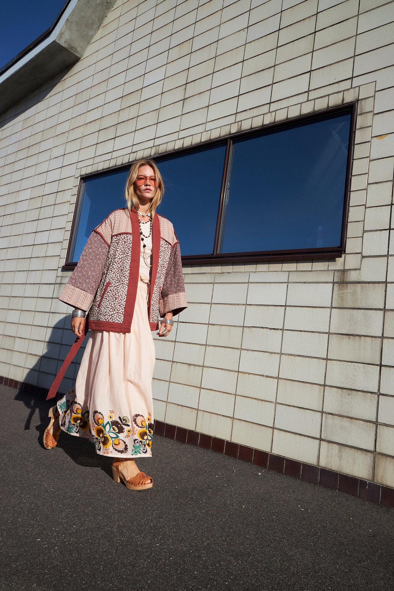 Cassie Maxi nederdel - Dusty rose