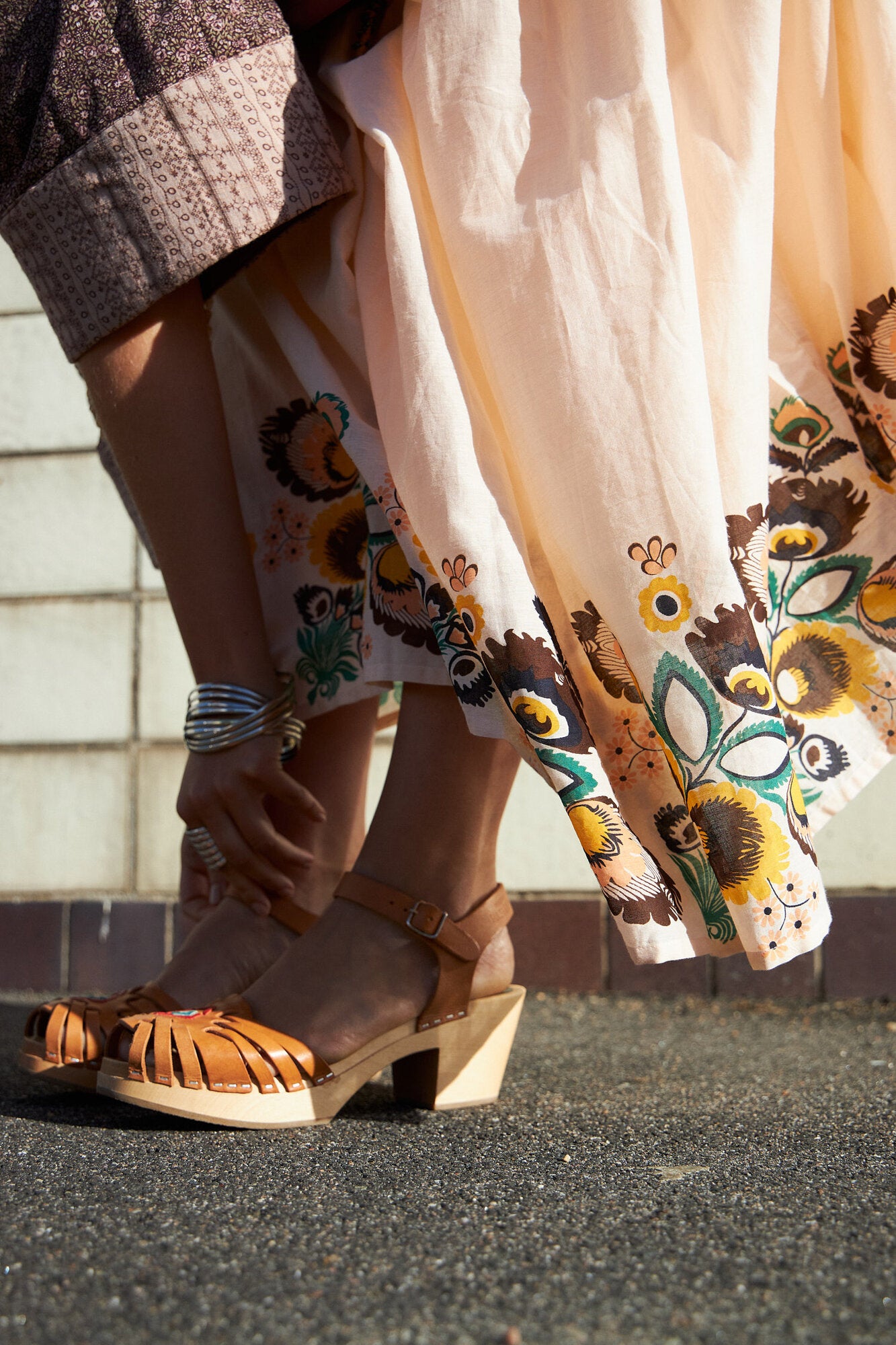 Cassie Maxi nederdel - Dusty rose