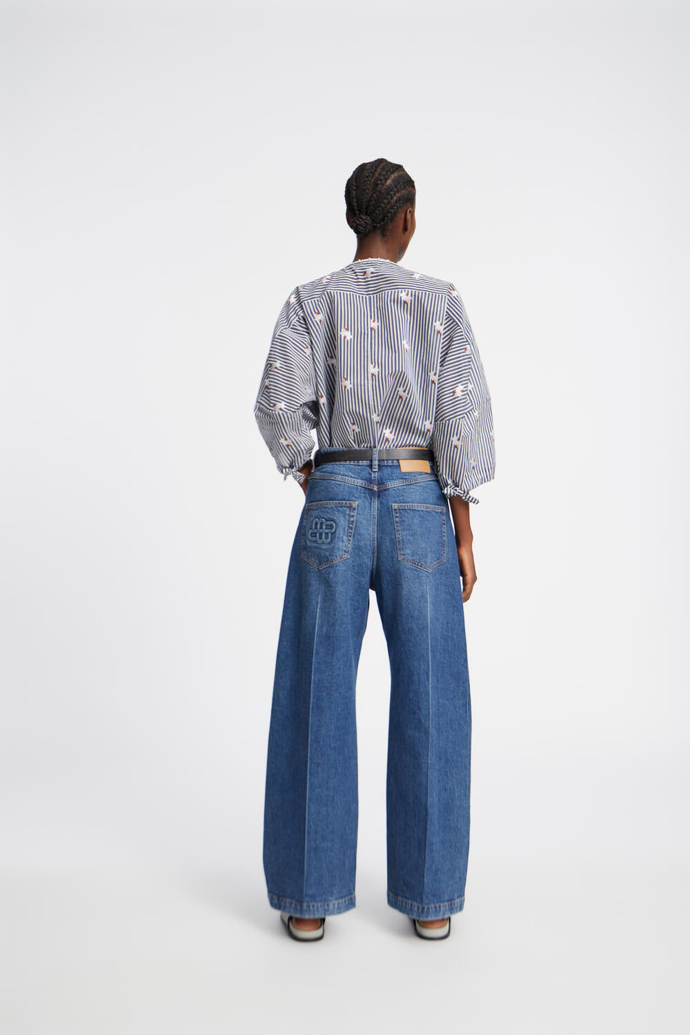 Pristina bluse - Indigo