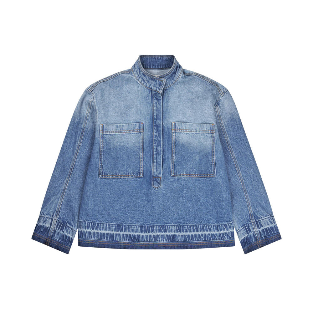 Luxa denimbluse - Light Blue