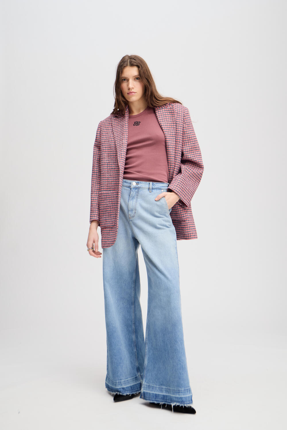 Lecube wide leg jeans - Light Blue