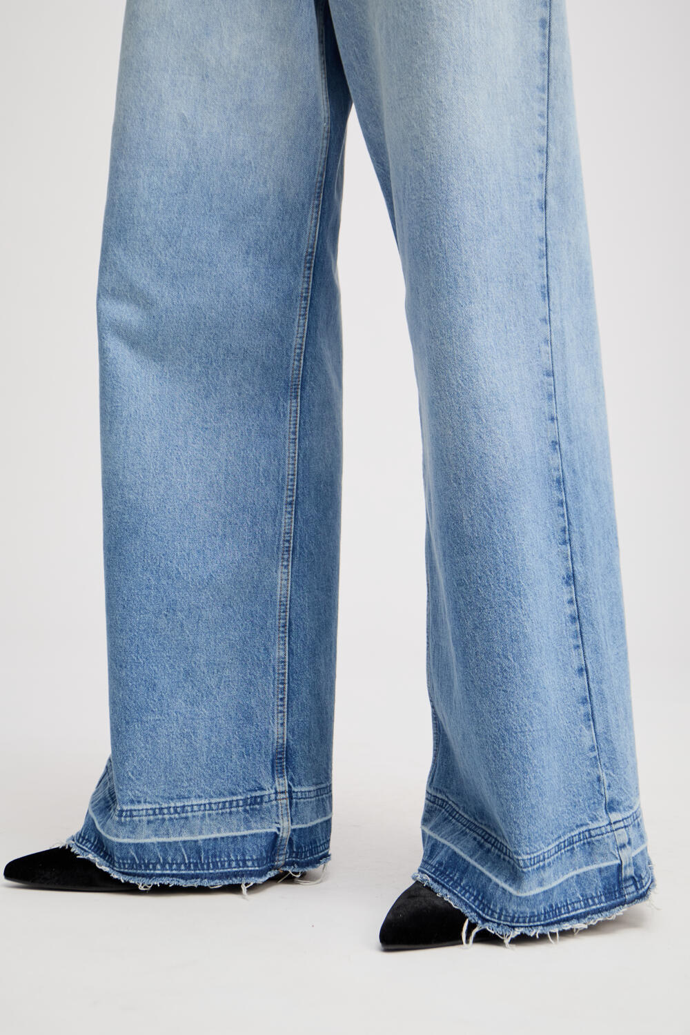 Lecube wide leg jeans - Light Blue