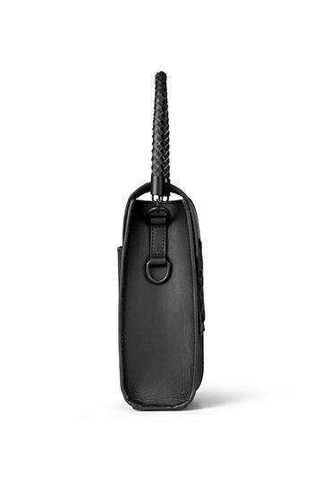 Lavilla lædertaske  - sort