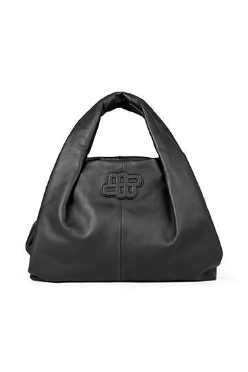 Lix lædertaske - sort