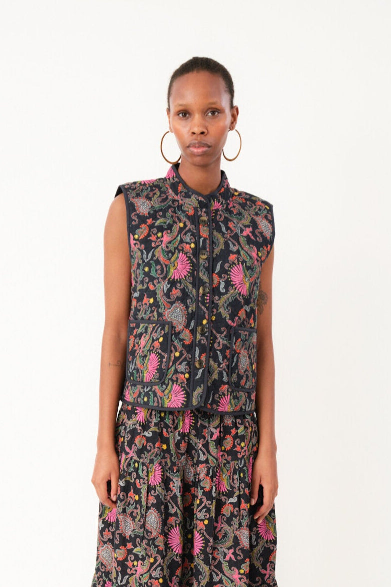 Cairo vest - Flower Print