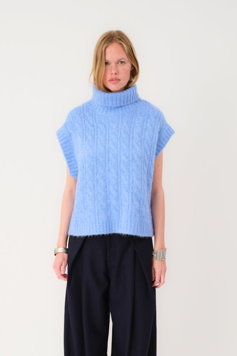 Fresno strikvest - blå