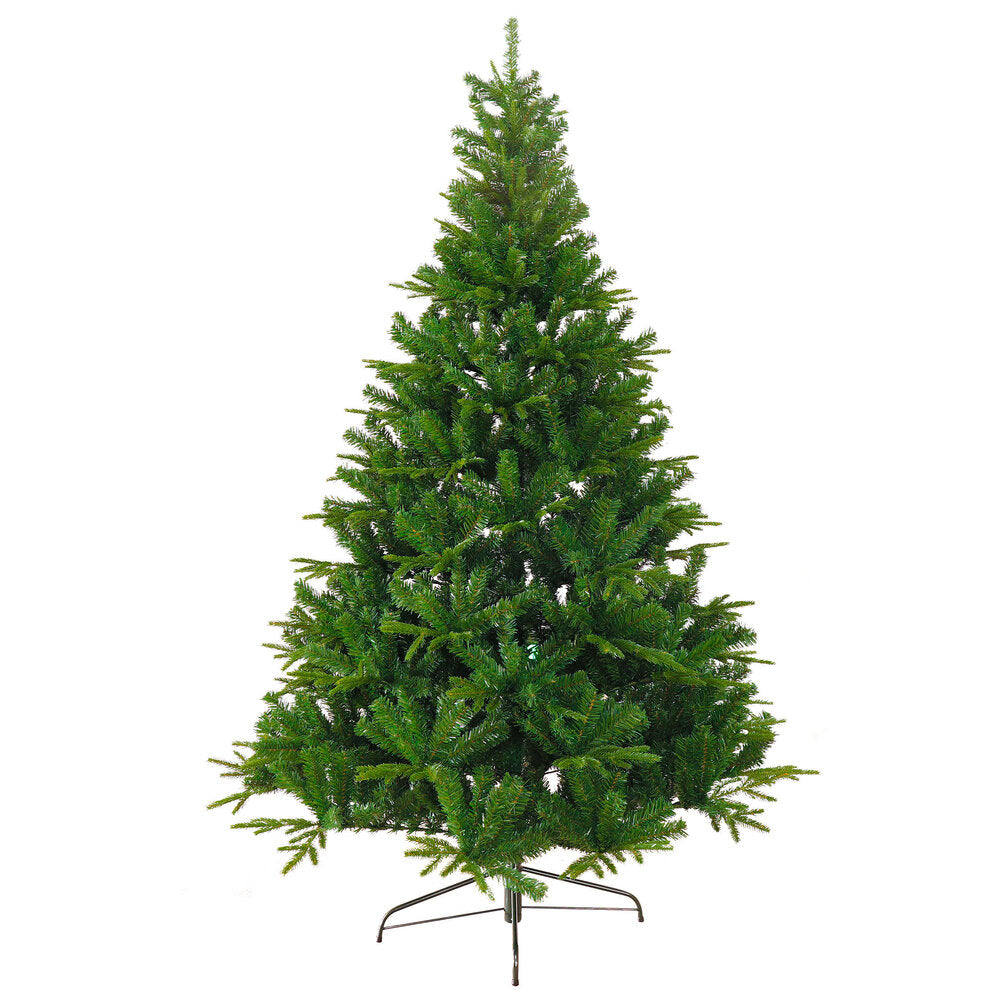 Kunstigt juletræ m. afstivet top - Grøn